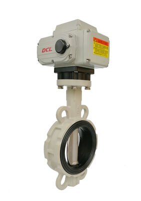 Compact 1/4 Turn 400Nm DC24V HVAC Butterfly Valve Actuator